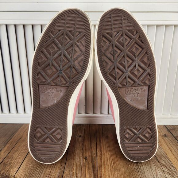 Converse CTAS Cozy Sherpa Platform Lift Women's 11* Pink Leather High Top Shoes - Picture 7 of 10